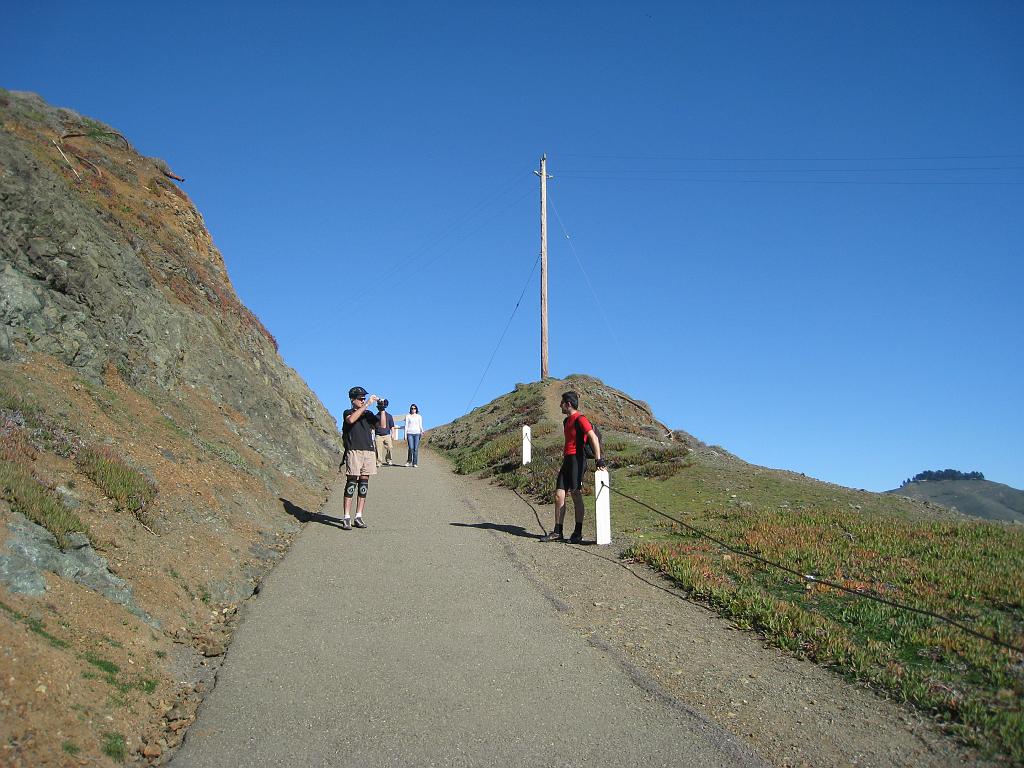 IMG_1930 Ergin shooting a picture of Dincer on the path to Point Bonita lighthouse